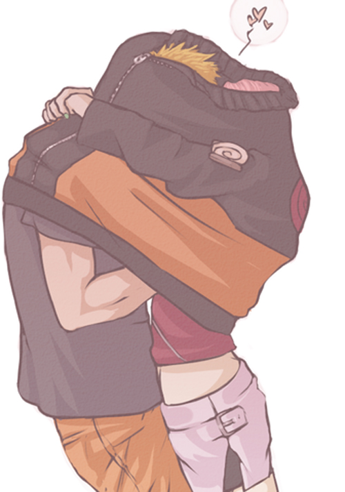 haruno sakura and uzumaki naruto (naruto and 1 more) drawn by starchii