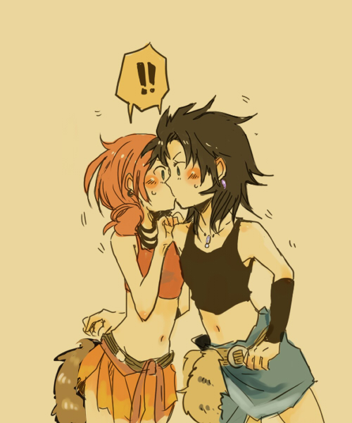 oerba dia vanille and oerba yun fang (final fantasy and 1 more) drawn by uzaki_(jiro)