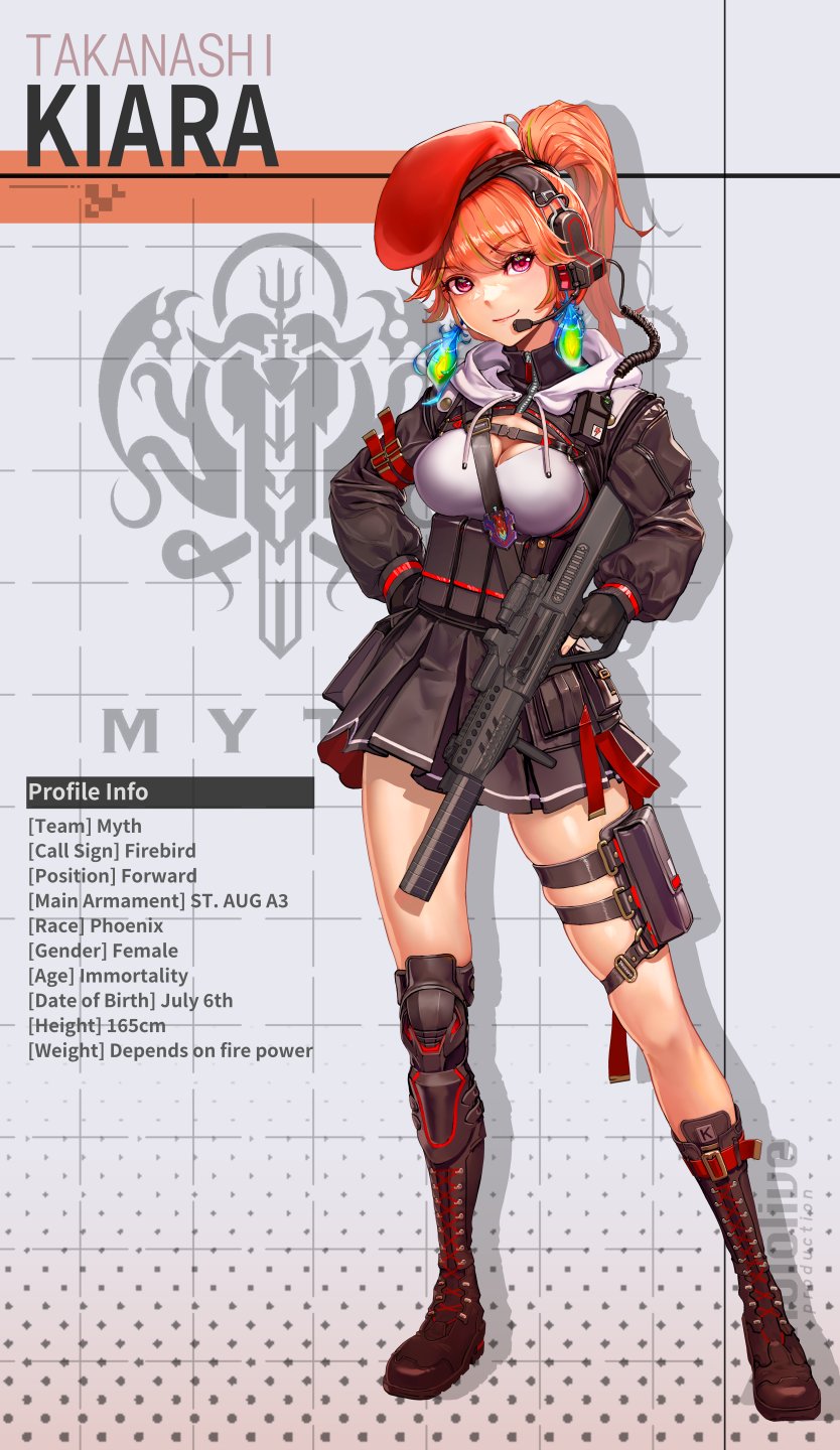 takanashi kiara (hololive and 1 more) drawn by myo-zin
