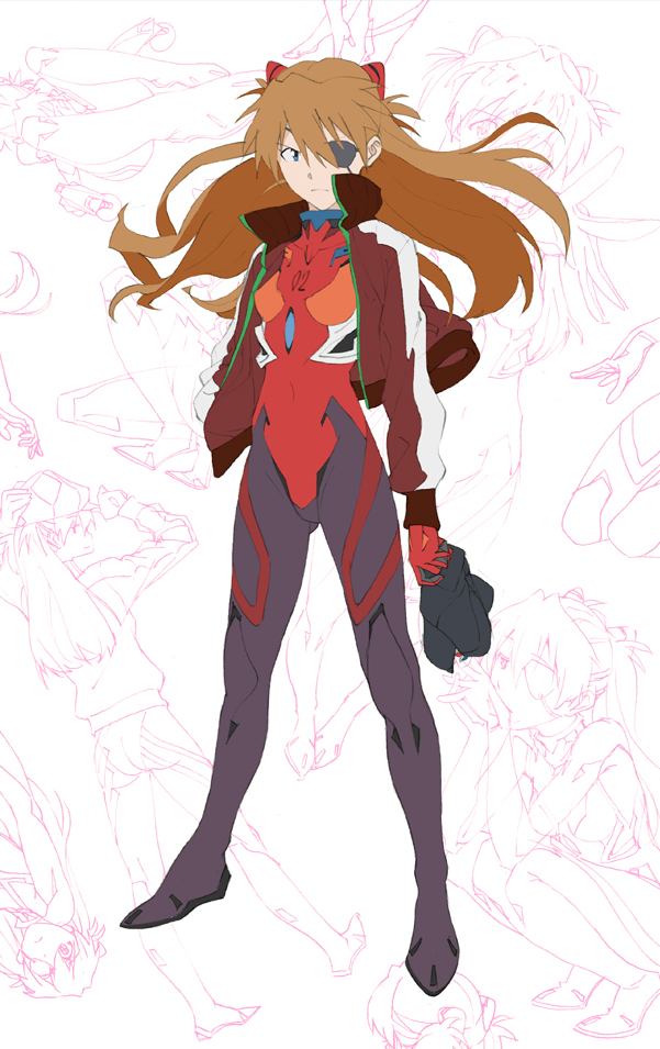 souryuu asuka langley (neon genesis evangelion and 2 more) drawn by iseki_shuuichi