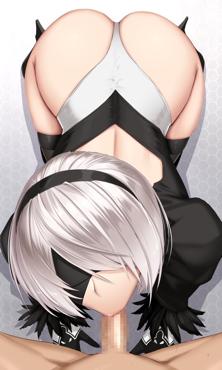2b (nier and 1 more) drawn by akitsuki_karasu