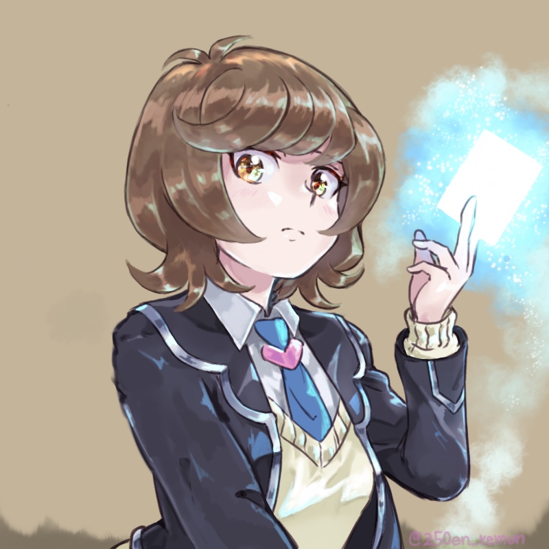 zaizen aoi (yu-gi-oh! and 1 more) drawn by 250en_remon