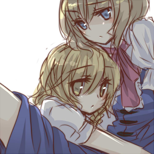 kirisame marisa and alice margatroid (touhou) drawn by yatosaki_haru
