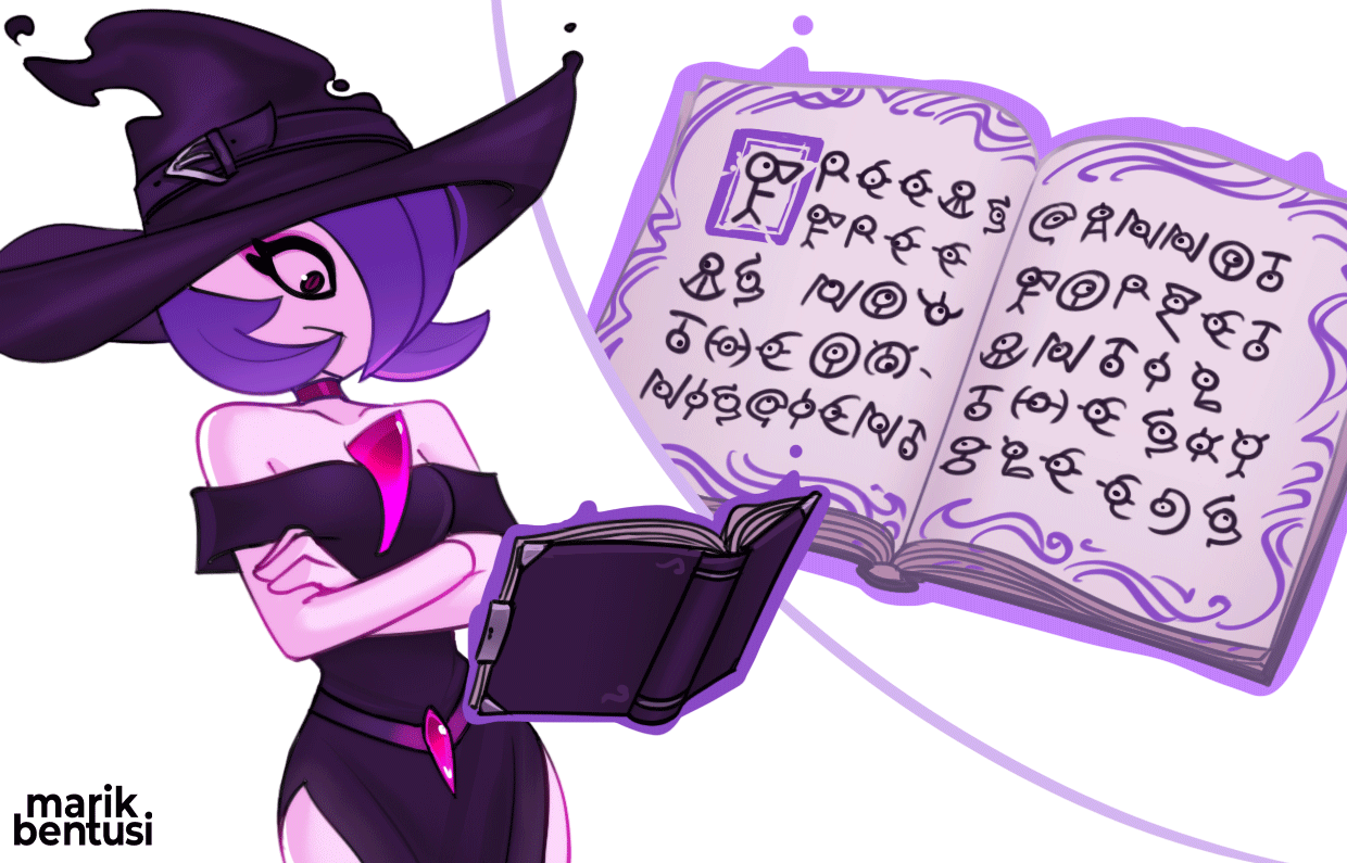 gardevoir, unown, unown a, unown e, unown o, and 17 more (pokemon) drawn by marik_bentusi