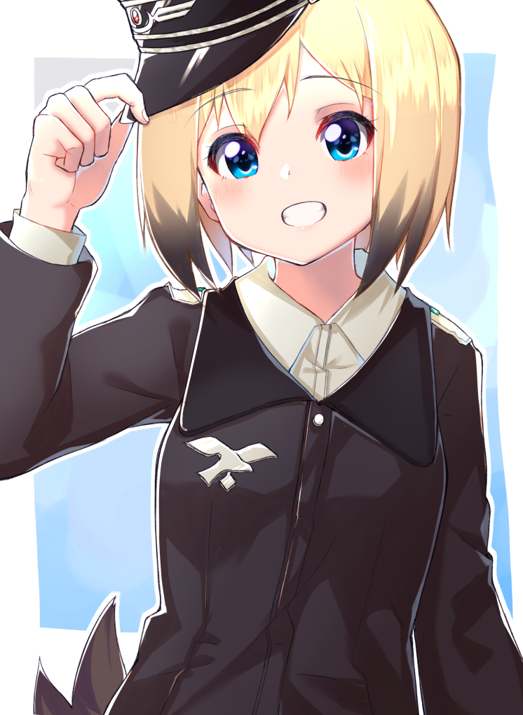 erica hartmann (world witches series and 1 more) drawn by kunugi_miyaco