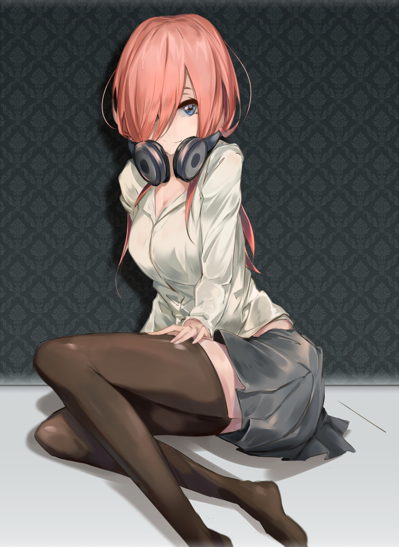 nakano miku (go-toubun no hanayome) drawn by renze_l
