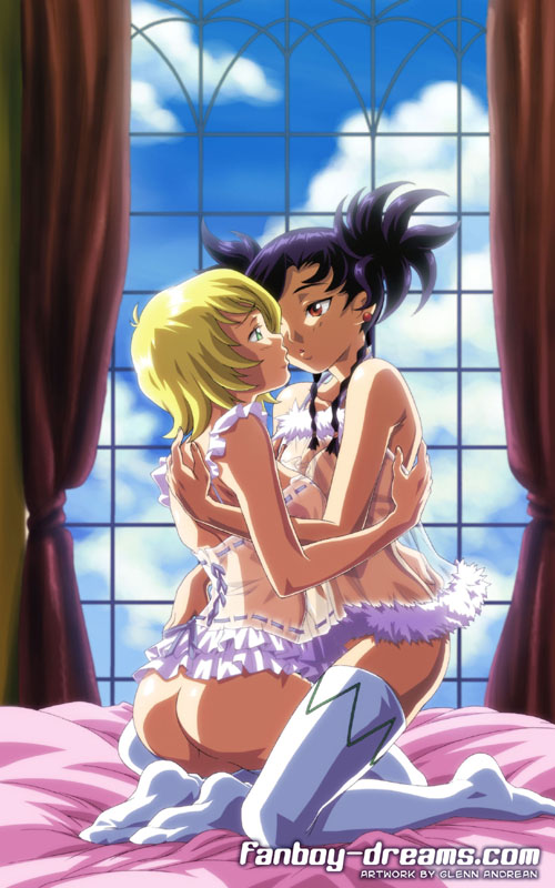 nina wang and erstin ho (my-otome) drawn by glenn_andrean