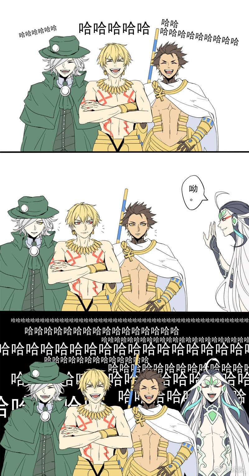 gilgamesh, edmond dantes, ozymandias, and shi huang di (fate and 1 more)