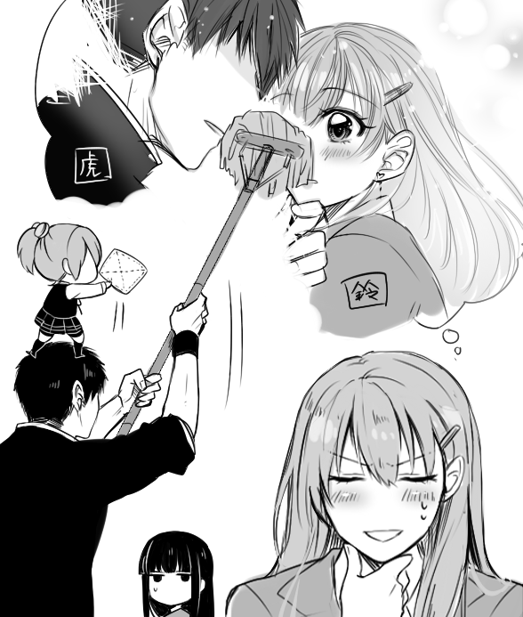 admiral, suzuya, shiranui, hatsuyuki, and admiral shinonome harutora (kantai collection) drawn by nagomi_(mokatitk)