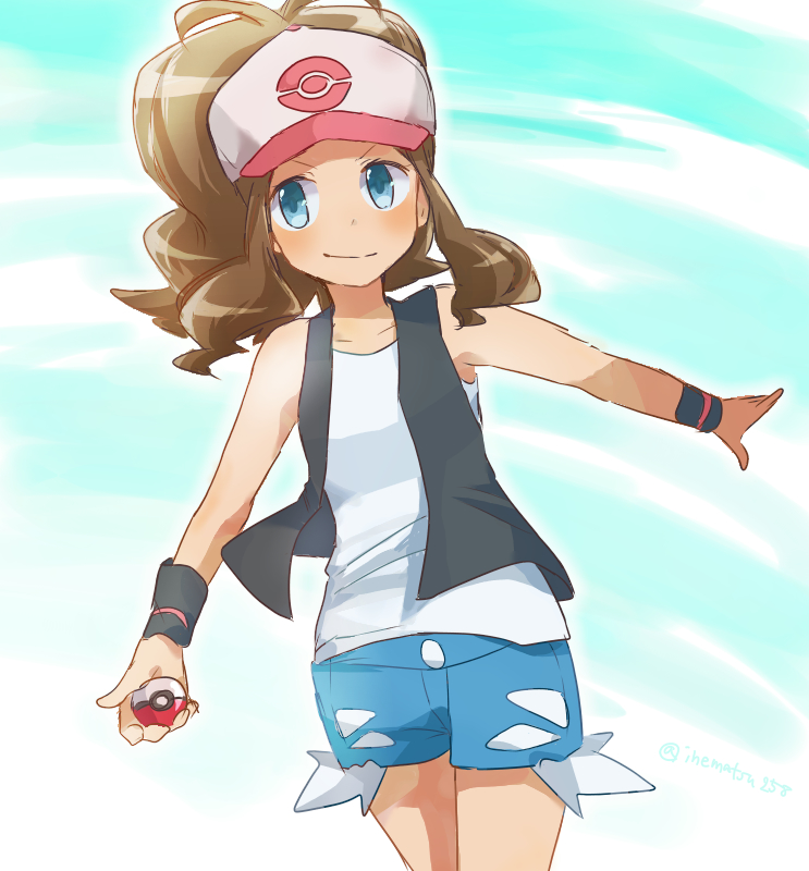 hilda (pokemon and 1 more) drawn by inematsu258