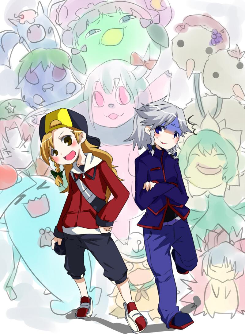 kirisame marisa, remilia scarlet, izayoi sakuya, patchouli knowledge, fujiwara no mokou, and 22 more (touhou and 2 more) drawn by pun2