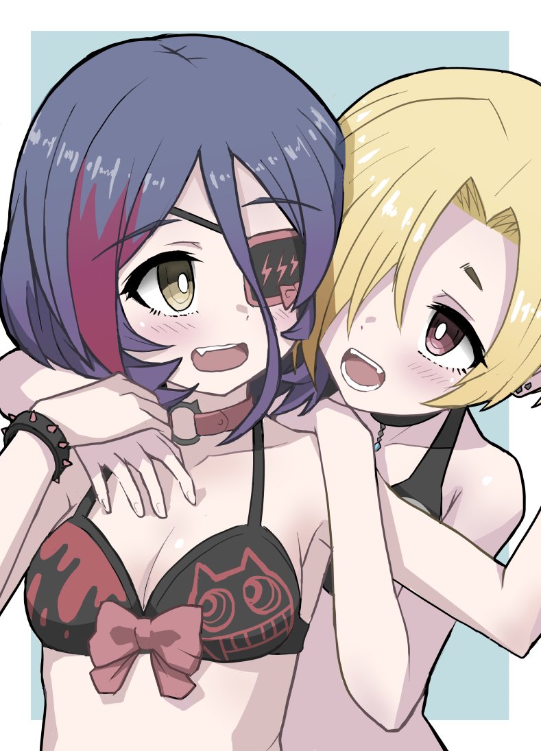 shirasaka koume and hayasaka mirei (idolmaster and 2 more) drawn by halulu
