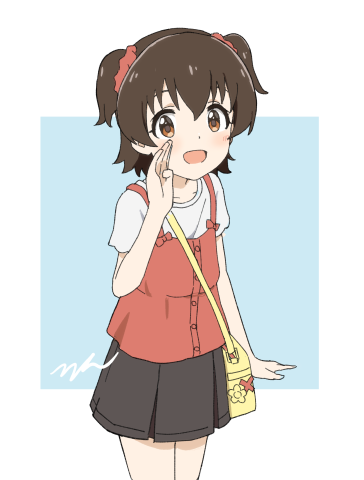 akagi miria (idolmaster and 2 more) drawn by aayh