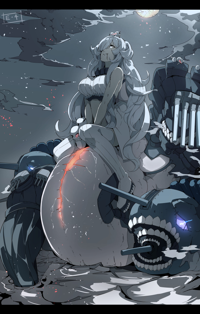 french battleship princess and na-class destroyer (kantai collection) drawn by ninimo_nimo