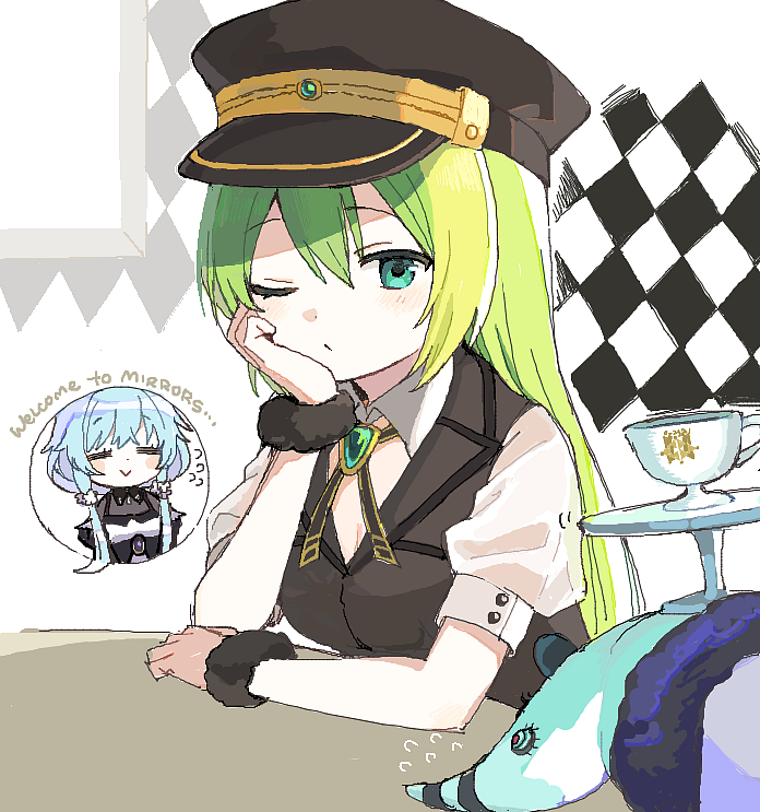 alina gray and sena mikoto (mahou shoujo madoka magica and 1 more) drawn by boyano