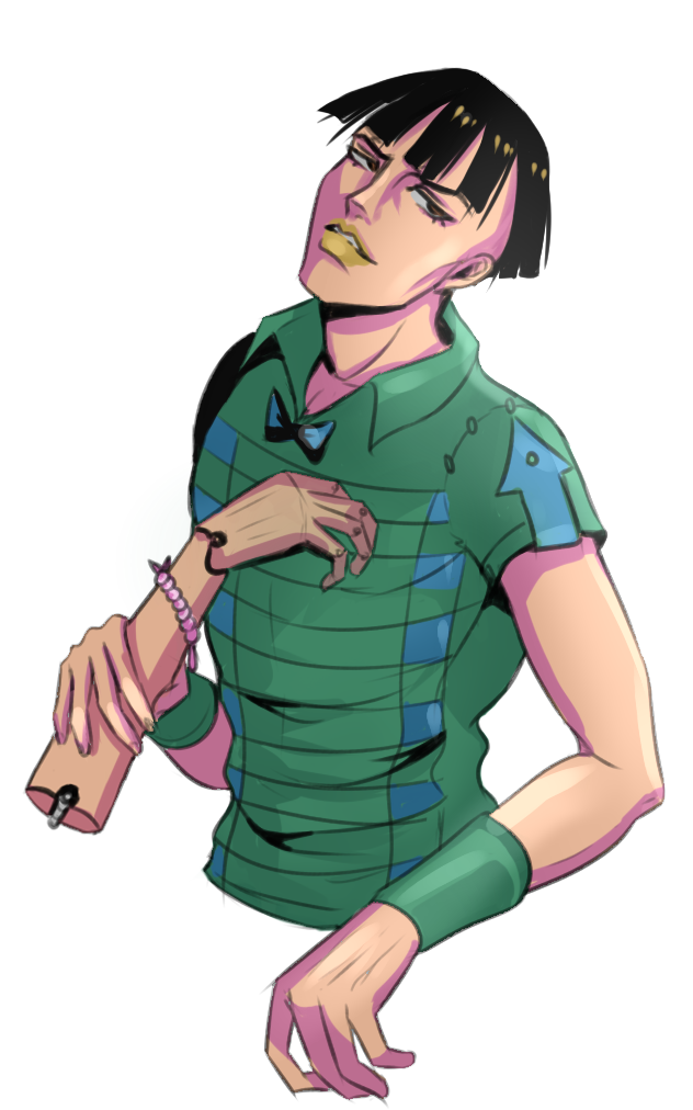 higashikata joshu (jojo no kimyou na bouken and 1 more) drawn by kuraihisan
