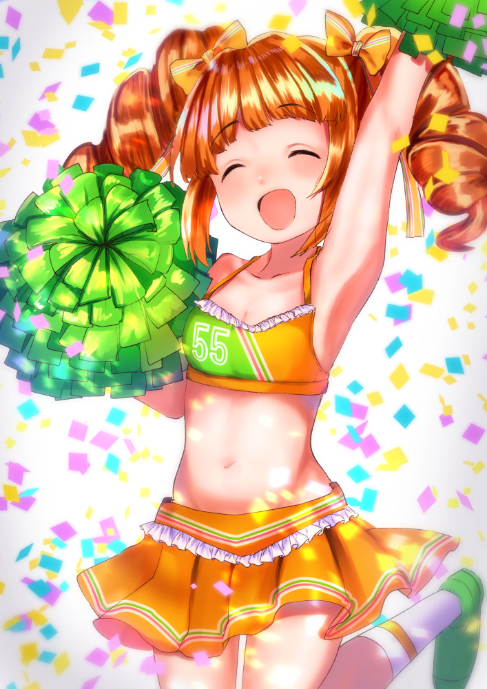 takatsuki yayoi (idolmaster and 2 more) drawn by soramame_tomu