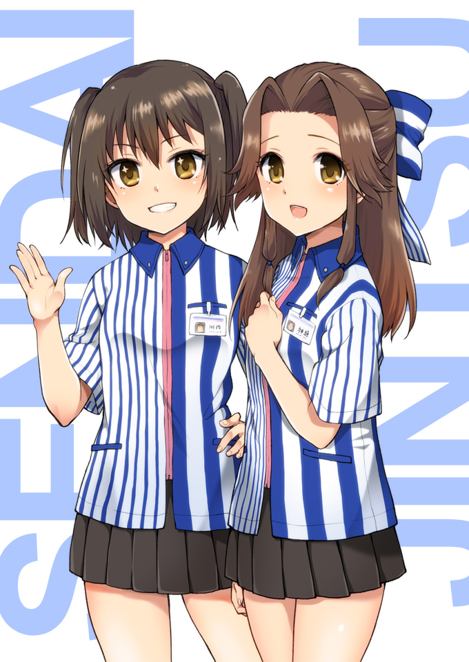 sendai and jintsuu (kantai collection and 1 more) drawn by plum_(arch)