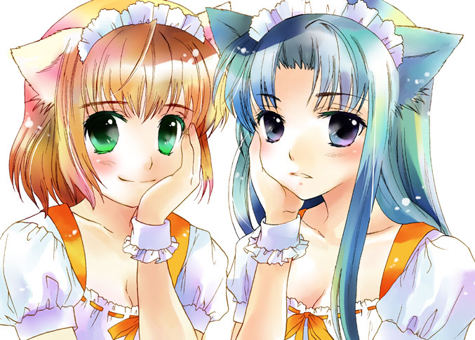 kawashima ami and kushieda minori (toradora!) drawn by bono_(neko-kahou)