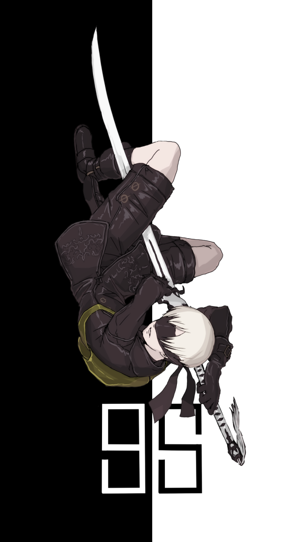 9s (nier and 1 more) drawn by boushi-ya