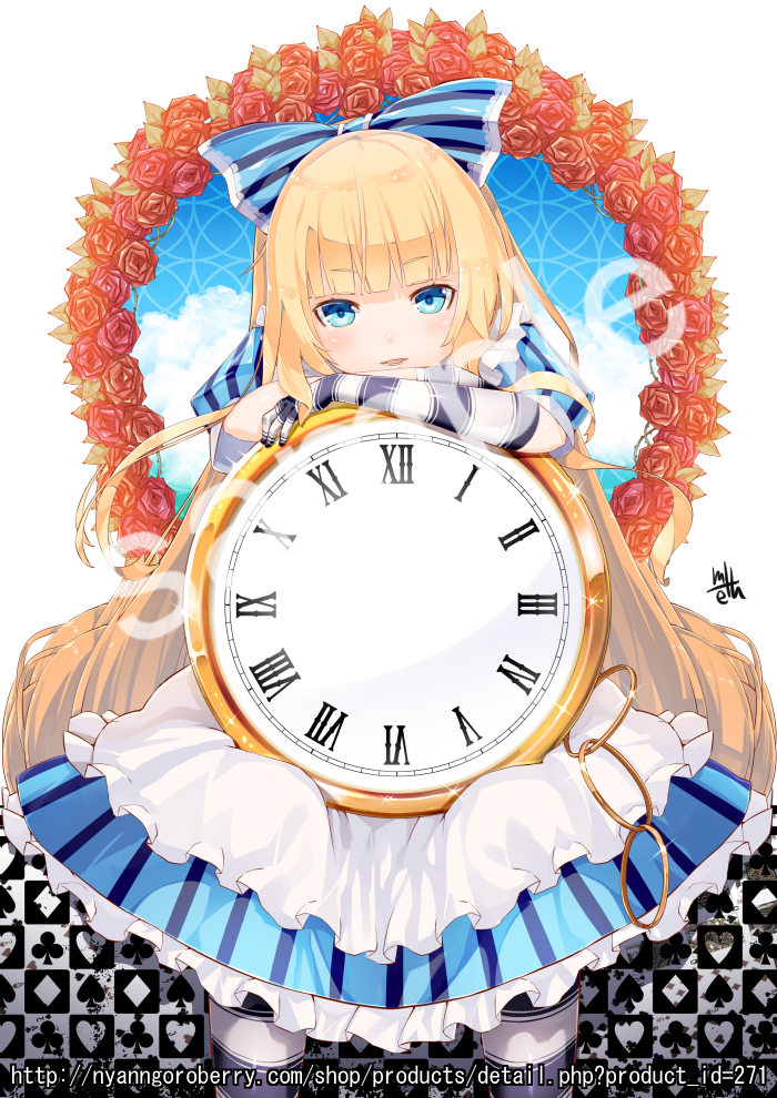 alice (alice's adventures in wonderland) drawn by meth_(emethmeth)