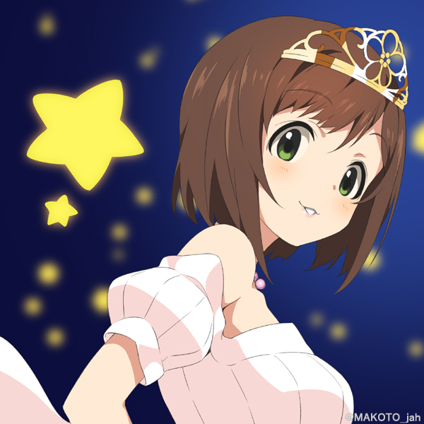 maekawa miku (idolmaster and 1 more) drawn by mizuki_makoto