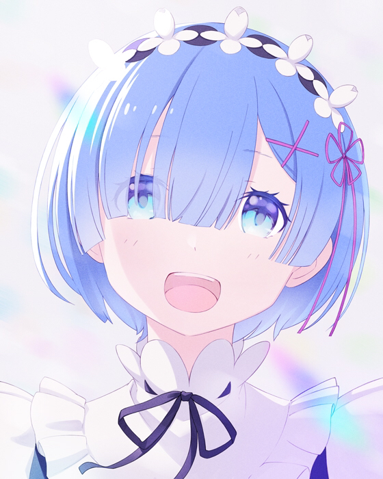 rem (re:zero kara hajimeru isekai seikatsu) drawn by sogdin