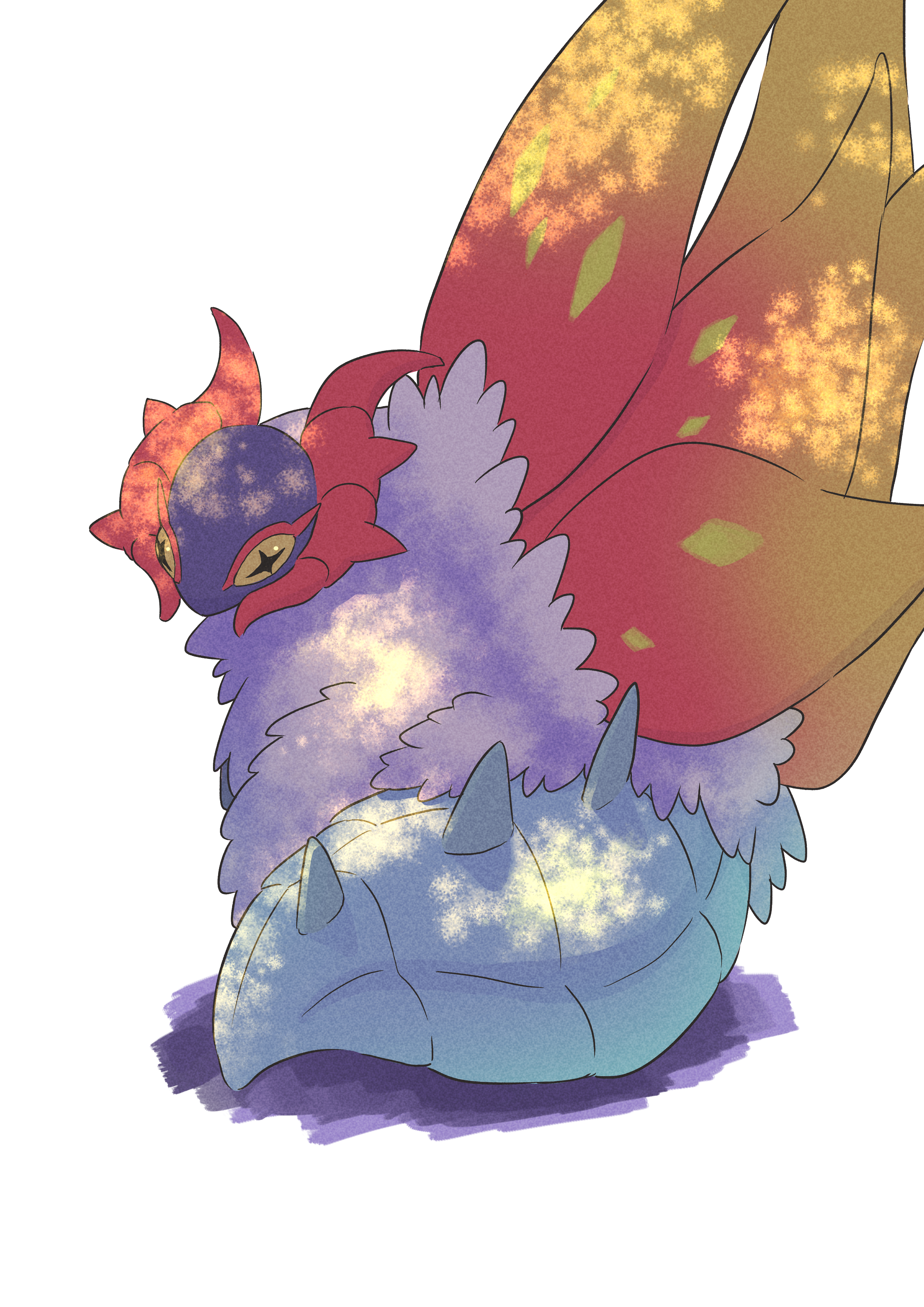 slither wing (pokemon) drawn by nemaki_(nemaki87456)