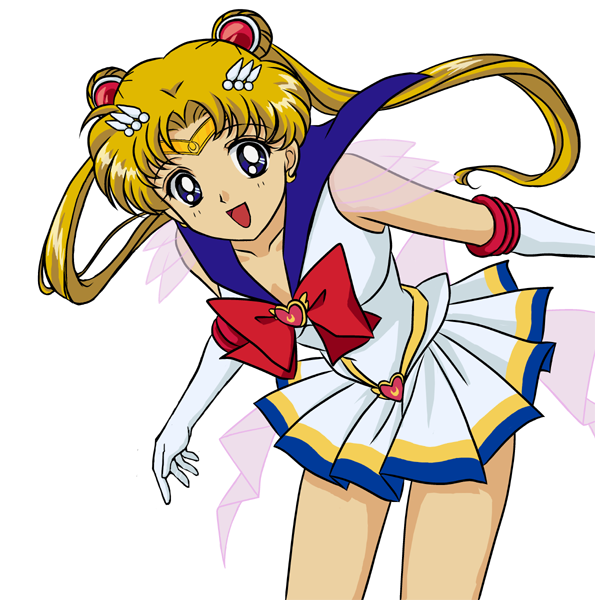 tsukino usagi, sailor moon, and super sailor moon (bishoujo senshi sailor moon and 1 more) drawn by hamutarou