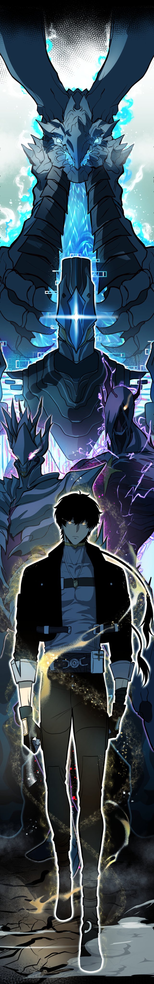 rover, male rover, sung jin-woo, crownless, and fallacy of no return (wuthering waves and 1 more) drawn by tuthanh63407224