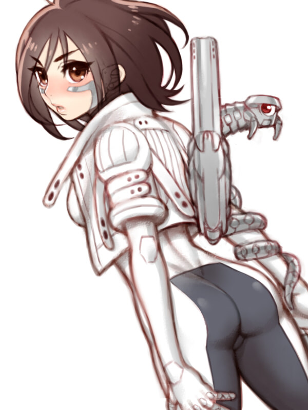 alita (battle angel alita and 1 more) drawn by folks_(nabokof)