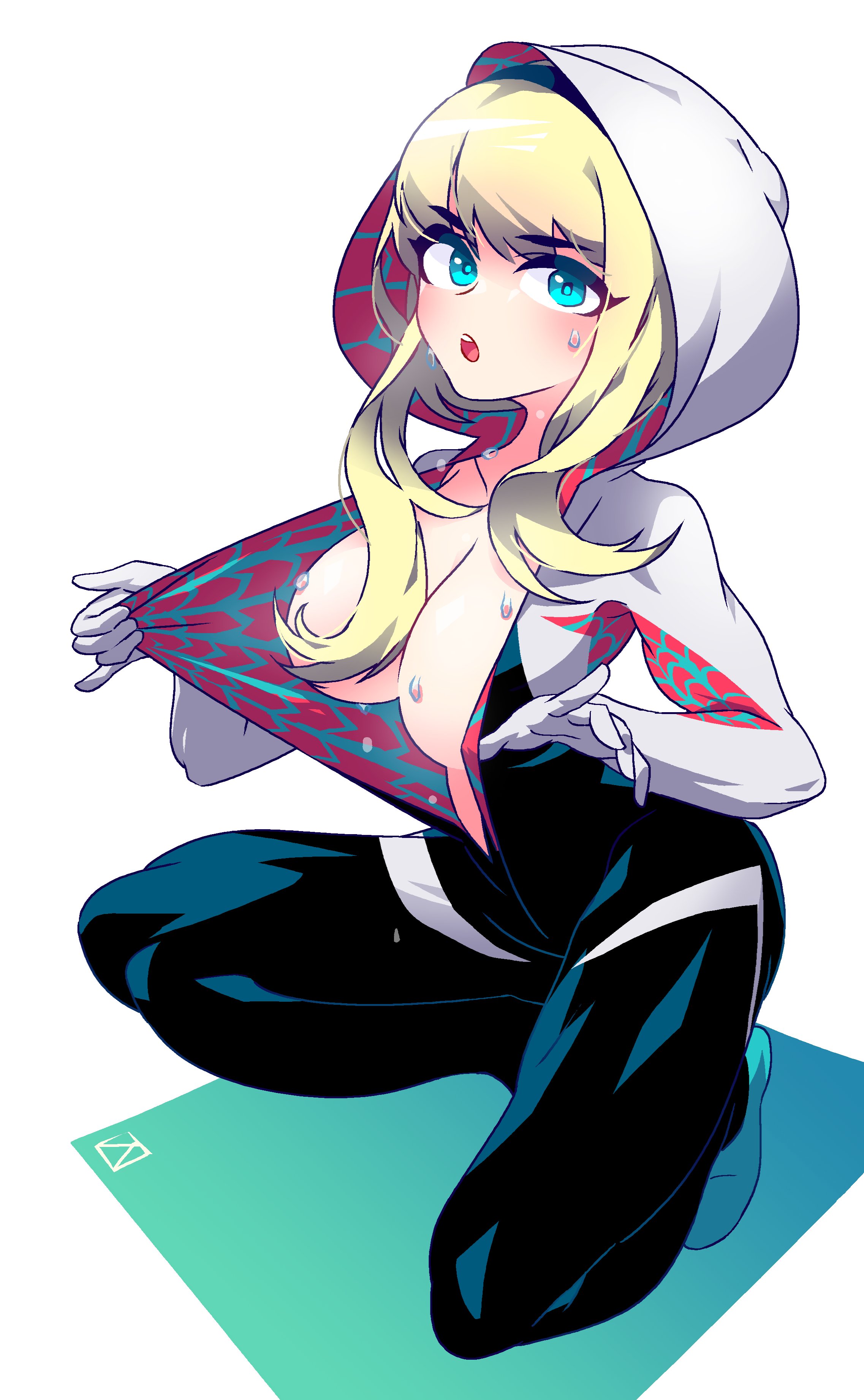 gwen stacy and spidergwen (marvel and 1 more) drawn by hamma Danbooru