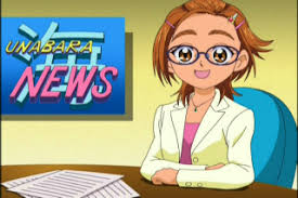 hyuuga saki and journalist (precure and 1 more)