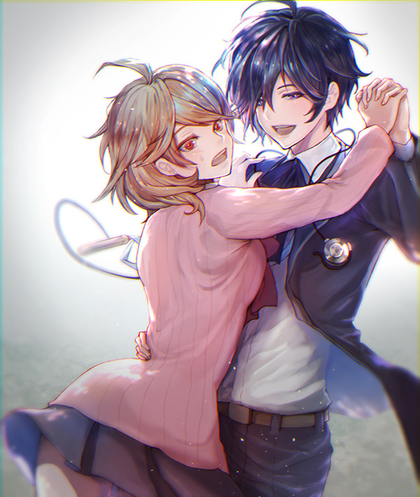 yuuki makoto and takeba yukari (persona and 1 more) drawn by pate_(tbit)