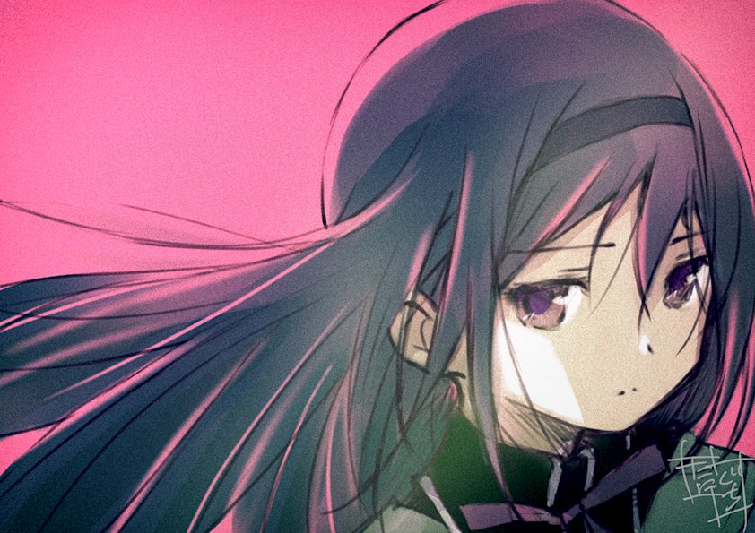 akemi homura (mahou shoujo madoka magica) drawn by taniguchi_jun'ichirou