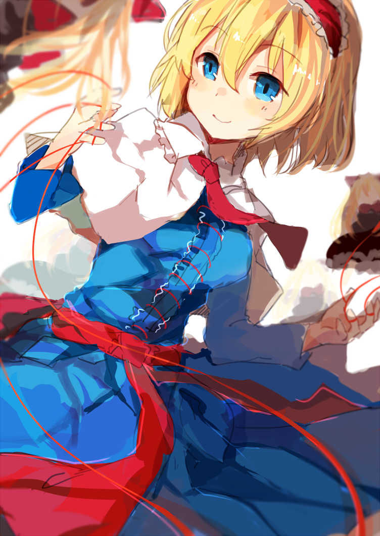 alice margatroid and shanghai doll (touhou) drawn by yosu