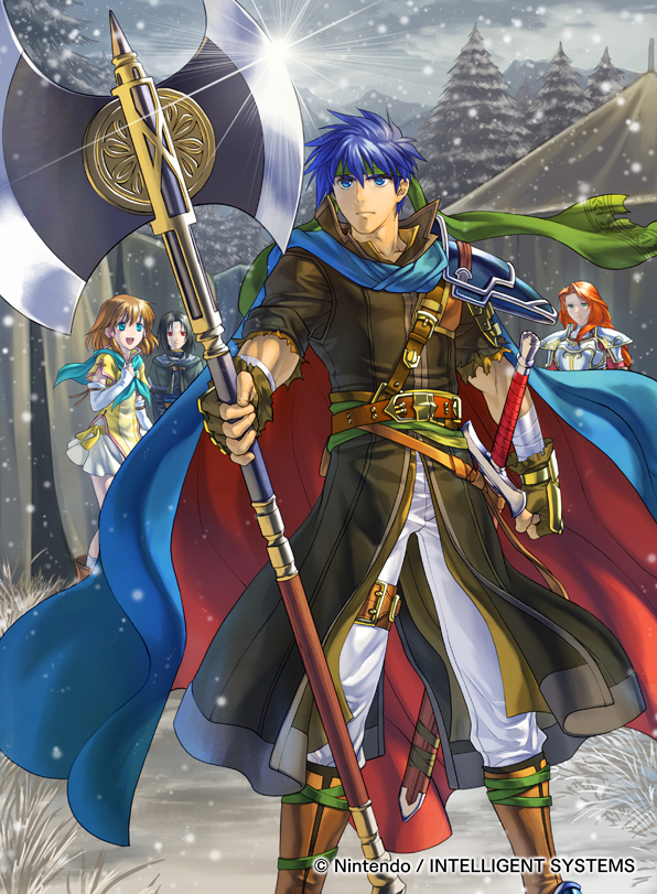 ike, soren, mist, and titania (fire emblem and 2 more) drawn by kita_senri