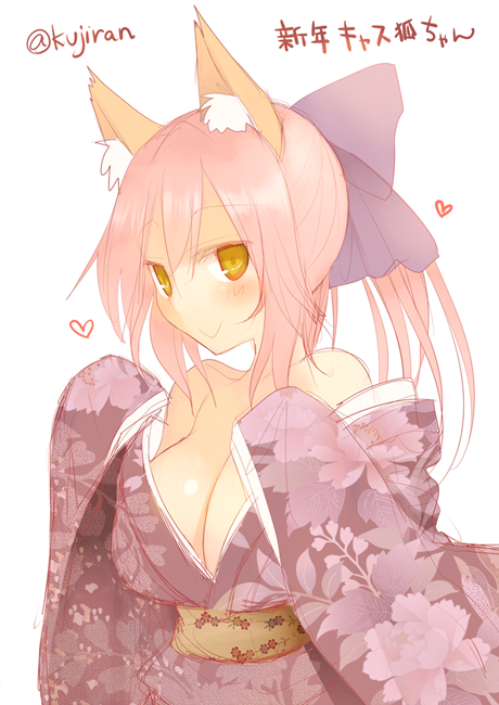 tamamo and tamamo no mae (fate and 1 more) drawn by kujiran