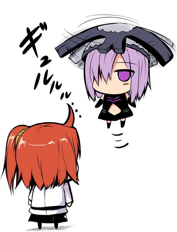 mash kyrielight and fujimaru ritsuka (fate and 1 more) drawn by sen_(astronomy)