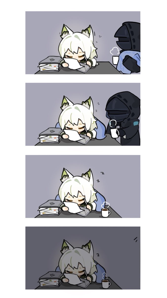 doctor and kal'tsit (arknights) drawn by xuan_(xxuanl0424)
