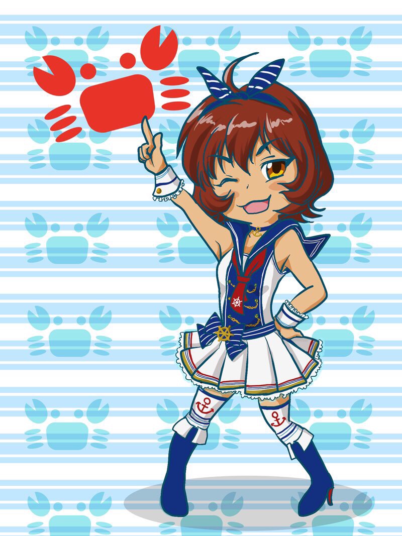 ueda suzuho (idolmaster and 2 more) drawn by nekomeg