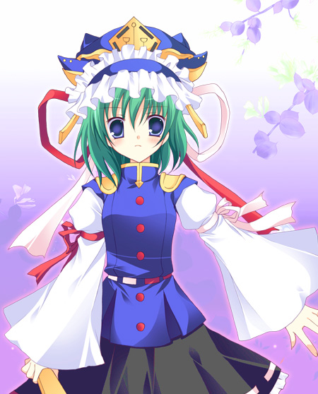 shiki eiki (touhou) drawn by natsume_eri and shirogane_hina