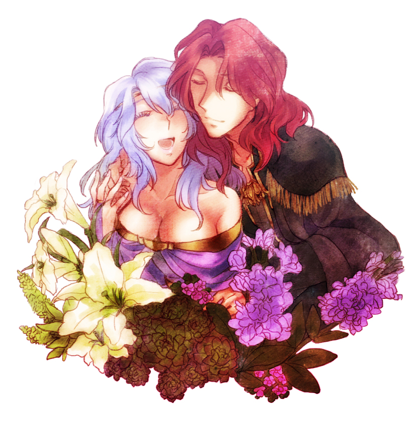 deirdre and arvis (fire emblem and 1 more) drawn by hako_(grungrrr)