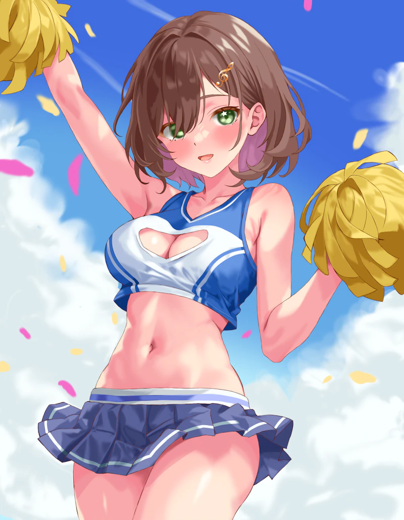 miori celesta (indie virtual youtuber) drawn by iwato_(celler)