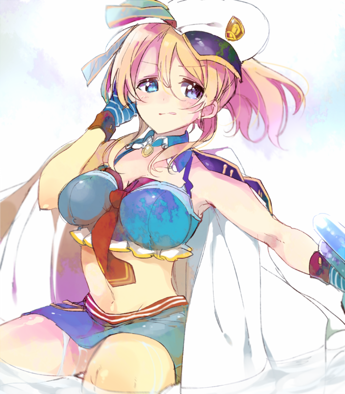 ayase eli (love live! and 1 more) drawn by mope