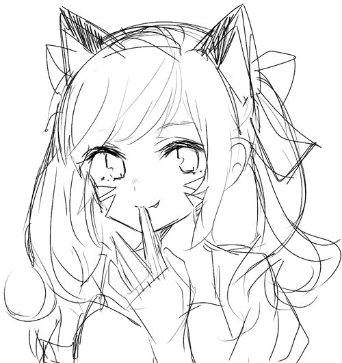d.va (overwatch and 1 more) drawn by kawaii_rowa