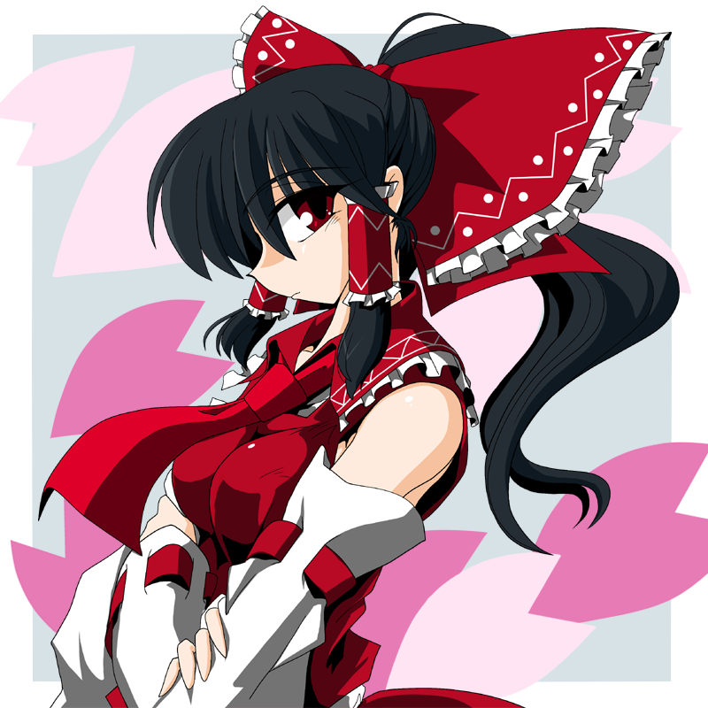 hakurei reimu (touhou) drawn by kieyza