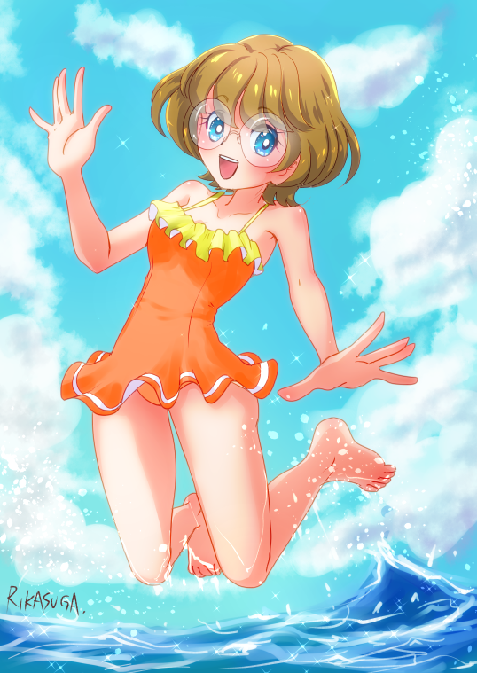 ichinose minori (precure and 1 more) drawn by kasuga_rurito