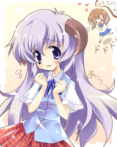 ryuuguu rena and hanyuu (higurashi no naku koro ni) drawn by paco