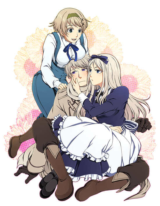 russia, belarus, and ukraine (axis powers hetalia) drawn by topon_(dallar)